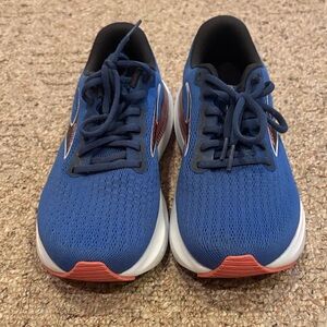Brooks Blue and Red Athletic Shoes